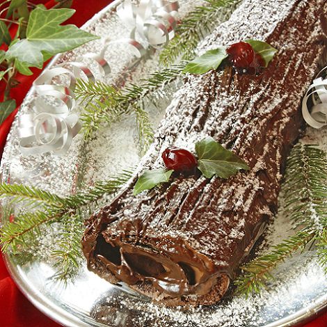 2. tronco de navidad - recetas y comidas de navidad