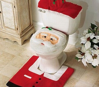 Ideas para decorar el baño en Navidad