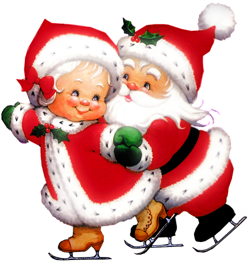 Santa Claus y Señora Claus imagenes png